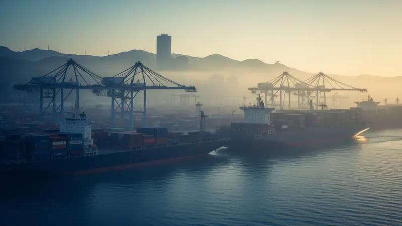 Taiwan port and international supply chain